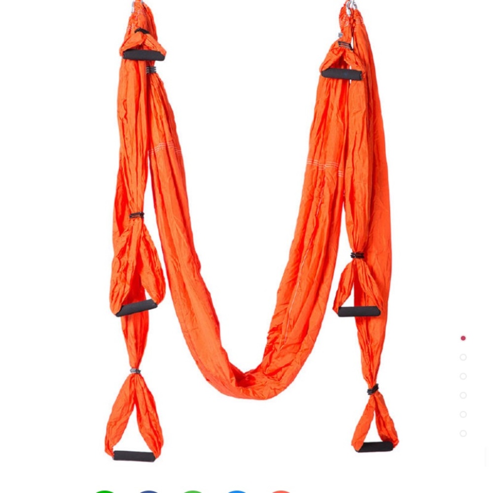 Aerial yoga trapeze sling